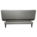 Sofá Cama Manchesster Gris 170x30cm de Tres Puestos Reclinable Con Tapizado Acolchado y Antifluido - SOFAS Y POLTRONAS | Bylmo