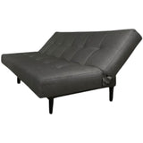 Sofá Cama Manchesster Plomo 170x30cm de Tres Puestos Reclinable Con Tapizado Acolchado y Antifluido - SOFAS Y POLTRONAS | Bylmo