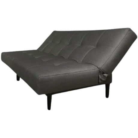 Sofá Cama Manchesster Plomo 170x30cm de Tres Puestos Reclinable Con Tapizado Acolchado y Antifluido - SOFAS Y POLTRONAS | Bylmo