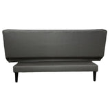 Sofá Cama Manchesster Plomo 170x30cm de Tres Puestos Reclinable Con Tapizado Acolchado y Antifluido - SOFAS Y POLTRONAS | Bylmo
