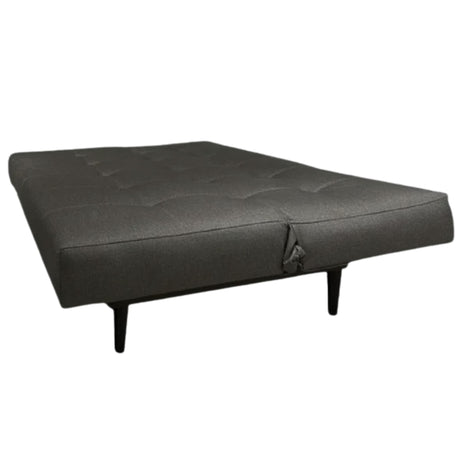 Sofá Cama Manchesster Plomo 170x30cm de Tres Puestos Reclinable Con Tapizado Acolchado y Antifluido - SOFAS Y POLTRONAS | Bylmo