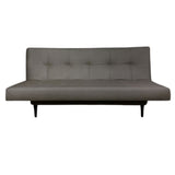 Sofá Cama Manchesster Plomo 170x30cm de Tres Puestos Reclinable Con Tapizado Acolchado y Antifluido - SOFAS Y POLTRONAS | Bylmo