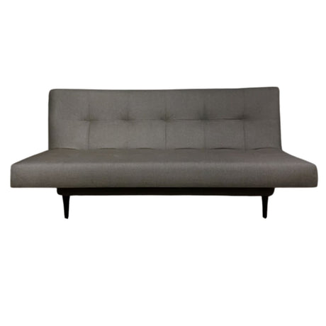 Sofá Cama Manchesster Plomo 170x30cm de Tres Puestos Reclinable Con Tapizado Acolchado y Antifluido - SOFAS Y POLTRONAS | Bylmo