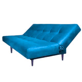 Sofá Cama Manchesster Turquesa 170x30cm de Tres Puestos Reclinable Con Tapizado Acolchado y Antifluido - SOFAS Y POLTRONAS | Bylmo