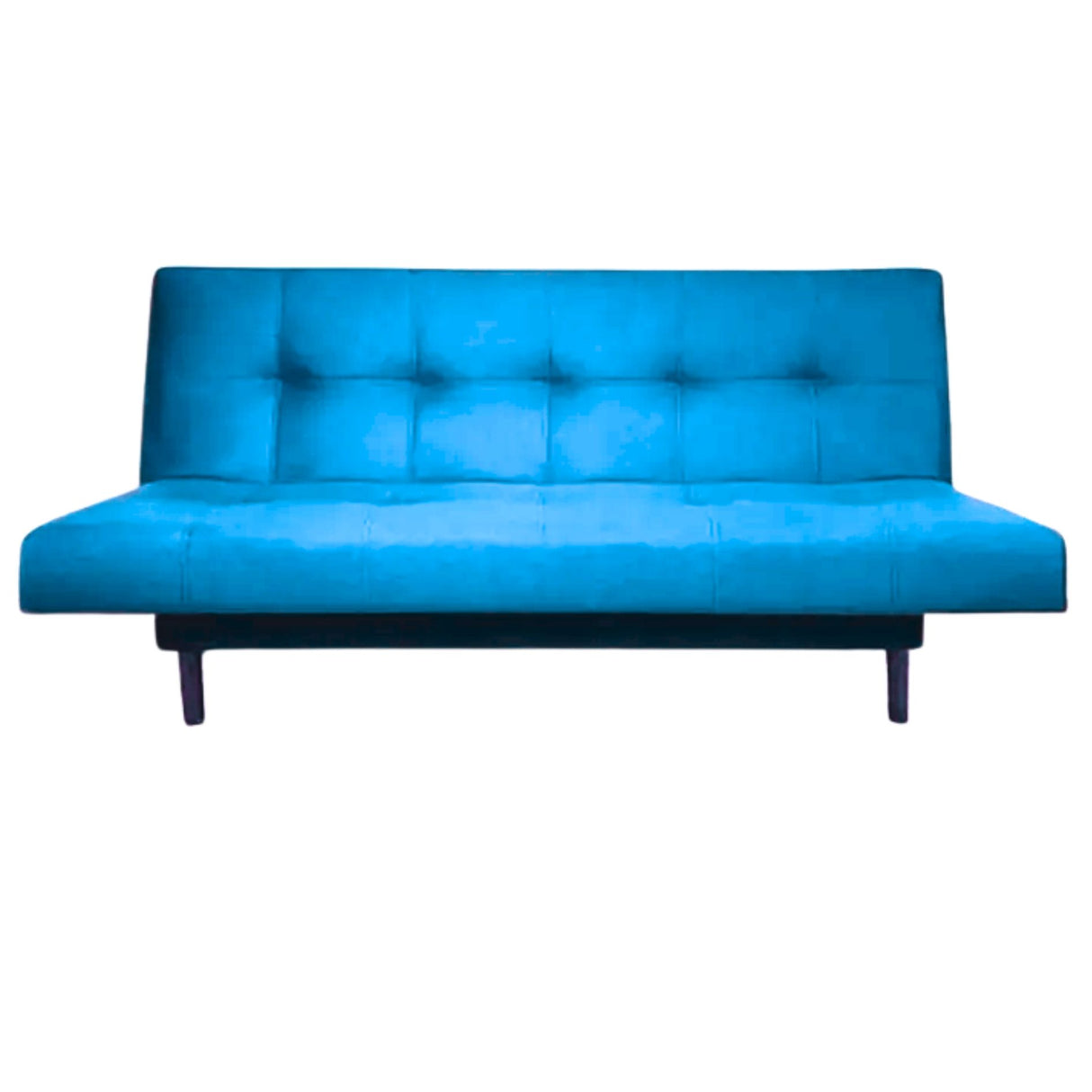 Sofá Cama Manchesster Turquesa 170x30cm de Tres Puestos Reclinable Con Tapizado Acolchado y Antifluido - SOFAS Y POLTRONAS | Bylmo