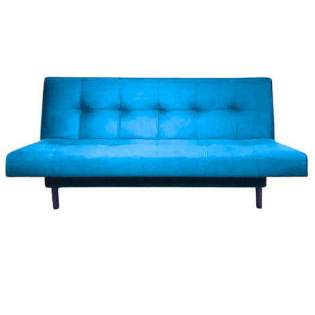 Sofá Cama Manchesster Turquesa 170x30cm de Tres Puestos Reclinable Con Tapizado Acolchado y Antifluido - SOFAS Y POLTRONAS | Bylmo