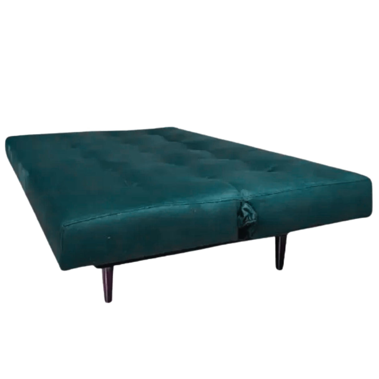 Sofá Cama Manchesster Verde 170x30cm de Tres Puestos Reclinable Con Tapizado Acolchado y Antifluido - SOFAS Y POLTRONAS | Bylmo