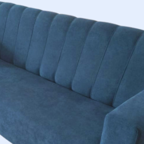 Sofá Cama Split Petróleo 200x30cm de Tres Puestos Reclinable Con Tapizado Acolchado y Antifluido - SOFAS Y POLTRONAS | Bylmo