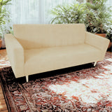 Sofá Cama Split beige 200x30cm de Tres Puestos Reclinable Con Tapizado Acolchado y Antifluido - SOFAS Y POLTRONAS | Bylmo