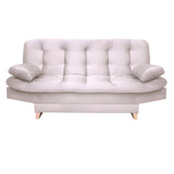 Sofá Cama Magic Palo de Rosa 180x30cm de Tres Puestos Reclinable Con Tapizado Acolchado y Antifluido - SOFAS Y POLTRONAS | Bylmo