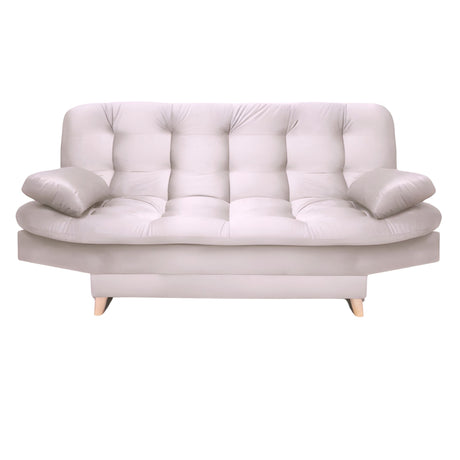 Sofá Cama Magic Palo de Rosa 180x30cm de Tres Puestos Reclinable Con Tapizado Acolchado y Antifluido - SOFAS Y POLTRONAS | Bylmo