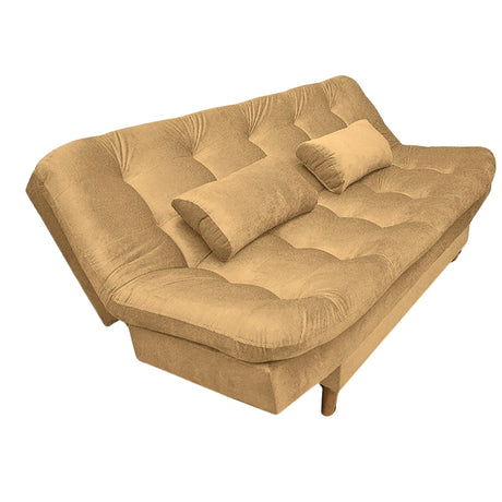 Sofá Cama Magic Camel 180x30cm de Tres Puestos Reclinable Con Tapizado Acolchado y Antifluido - SOFAS Y POLTRONAS | Bylmo