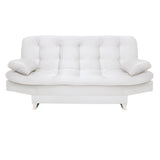 Sofá Cama Magic Marfil 180x30cm de Tres Puestos Reclinable Con Tapizado Acolchado y Antifluido - SOFAS Y POLTRONAS | Bylmo