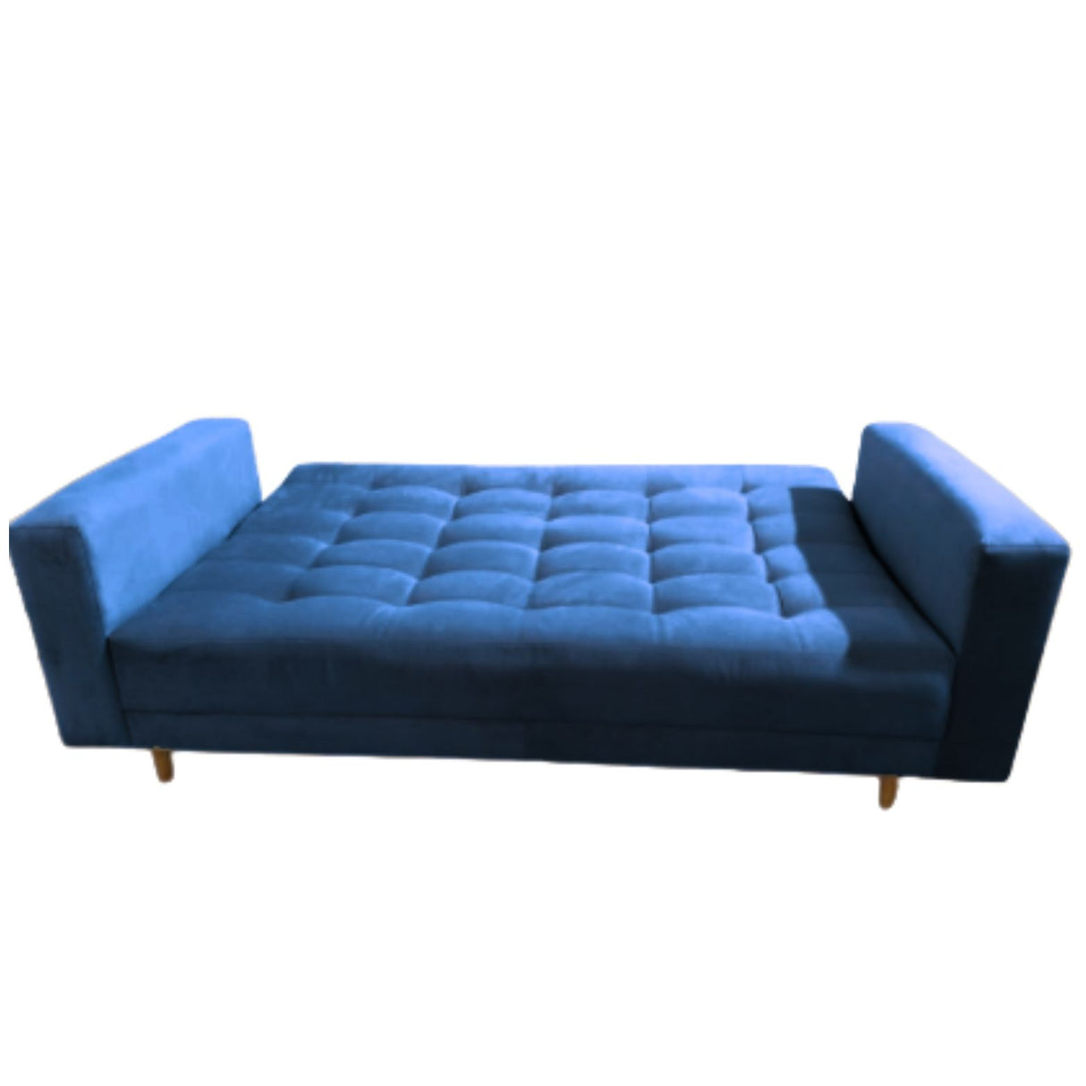 Sofá Cama Munich Petróleo 200x30cm de Tres Puestos Reclinable Con Tapizado Acolchado y Antifluido - SOFAS Y POLTRONAS | Bylmo