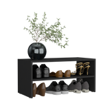 Zapatero Silpa Wengue 72x34.9cm Horizontal de Dos Niveles para Seis Zapatos - ZAPATEROS | Bylmo