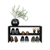 Zapatero Silpa Wengue 72x34.9cm Horizontal de Dos Niveles para Seis Zapatos - ZAPATEROS | Bylmo