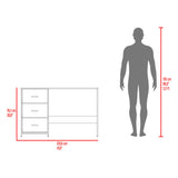 Escritorio Eco Blanco 120.8x76.2cm con Tres Cajones y con Archivador - ESCRITORIOS | Bylmo