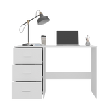 Escritorio Eco Blanco 120.8x76.2cm con Tres Cajones y con Archivador - ESCRITORIOS | Bylmo
