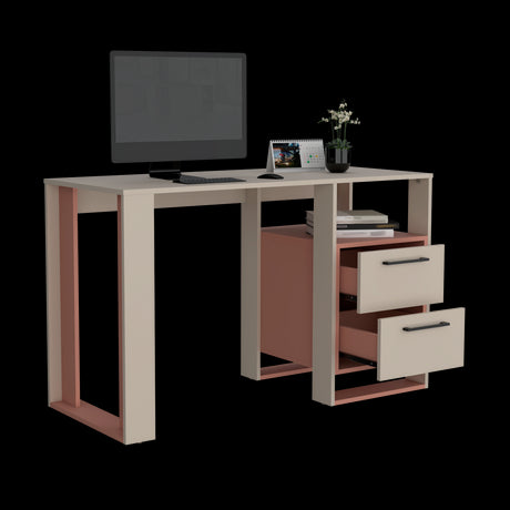 Escritorio Verlot Arupo Y Capri 120x75cm con Dos Cajones y con Archivador - ESCRITORIOS | Bylmo