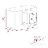 Escritorio Verlot Arupo Y Capri 120x75cm con Dos Cajones y con Archivador - ESCRITORIOS | Bylmo