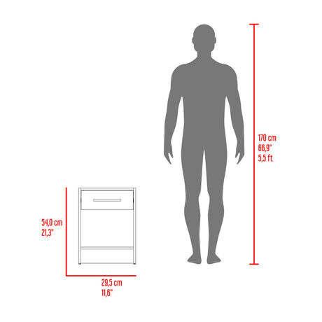 Combo Closet Francis Fresno Europeo Y Blanco 79.4x170.2cm con Cuatro Cajones y con Dos Puertas - CLOSETS | Bylmo