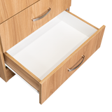 Combo Closet y Cómoda Mayer Fresno Europeo Y Blanco 141.1x164.2cm con Cuatro Cajones y con Cuatro Puertas - CLOSETS | Bylmo