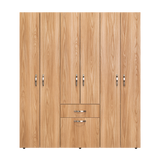 Combo Closet y Cómoda Mayer Fresno Europeo Y Blanco 141.1x164.2cm con Cuatro Cajones y con Cuatro Puertas - CLOSETS | Bylmo