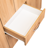 Combo Closet y Cómoda Mayer Fresno Europeo Y Blanco 141.1x164.2cm con Cuatro Cajones y con Cuatro Puertas - CLOSETS | Bylmo