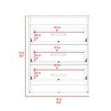 Combo Closet y Cómoda Mayer Fresno Europeo Y Blanco 141.1x164.2cm con Cuatro Cajones y con Cuatro Puertas - CLOSETS | Bylmo