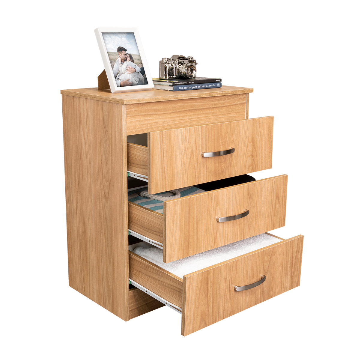 Combo Closet y Cómoda Mayer Fresno Europeo Y Blanco 141.1x164.2cm con Cuatro Cajones y con Cuatro Puertas - CLOSETS | Bylmo