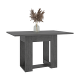 Comedor Volterra Roble Gris 120x74cm Rectangular de Cuatro Puestos sin Sillas - COMEDORES | Bylmo