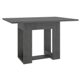 Comedor Volterra Roble Gris 120x74cm Rectangular de Cuatro Puestos sin Sillas - COMEDORES | Bylmo