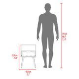 Mesa de Noche Otom Fresno Europeo y Blanco 40x63cm con Un Cajón y Dos Compártimientos - MESAS DE NOCHE | Bylmo