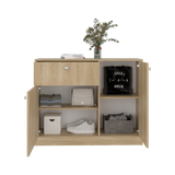 Cómoda Praga Fresno 100x80cm de Dos Hileras con Un Cajón - CAJONERAS Y COMODAS | Bylmo