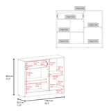 Cómoda Praga Fresno 100x80cm de Dos Hileras con Un Cajón - CAJONERAS Y COMODAS | Bylmo