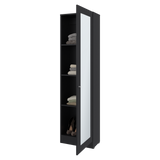 Closet Praga Wengue 49.1x180.8cm con Una Puerta y con Espejo - CLOSETS | Bylmo