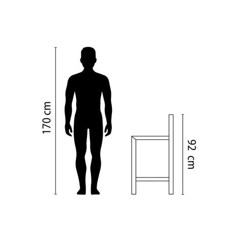 Punto Ecológico 64x92cm Multiusos de 36 Litros con Dos Canecas - BASUREROS Y PAPELERAS | Bylmo