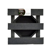 Base para Materas Exterior Tulipán Negro 23x5cm Cuadrado Apto Para Intemperie - BASES PARA MATERAS DE EXTERIOR | Bylmo