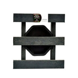 Base para Materas Exterior Tulipán Negro 28x5cm Cuadrado Apto Para Intemperie - BASES PARA MATERAS DE EXTERIOR | Bylmo