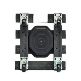 Base para Materas Exterior Tulipán Negro 28x10cm Cuadrado con Rodachines Apto Para Intemperie - BASES PARA MATERAS DE EXTERIOR | Bylmo