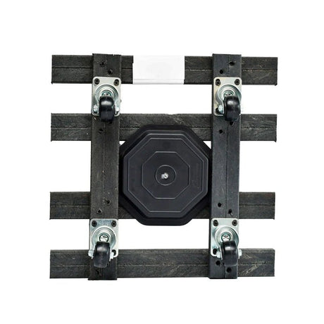 Base para Materas Exterior Tulipán Negro 35x10cm Cuadrado con Rodachines Apto Para Intemperie - BASES PARA MATERAS DE EXTERIOR | Bylmo