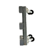 Base para Materas Livianas Exterior Tulipán Negro 28x10cm Cuadrado con Rodachines Apto Para Intemperie - BASES PARA MATERAS DE EXTERIOR | Bylmo