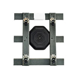 Base para Materas Livianas Exterior Tulipán Negro 35x10cm Cuadrado con Rodachines Apto Para Intemperie - BASES PARA MATERAS DE EXTERIOR | Bylmo