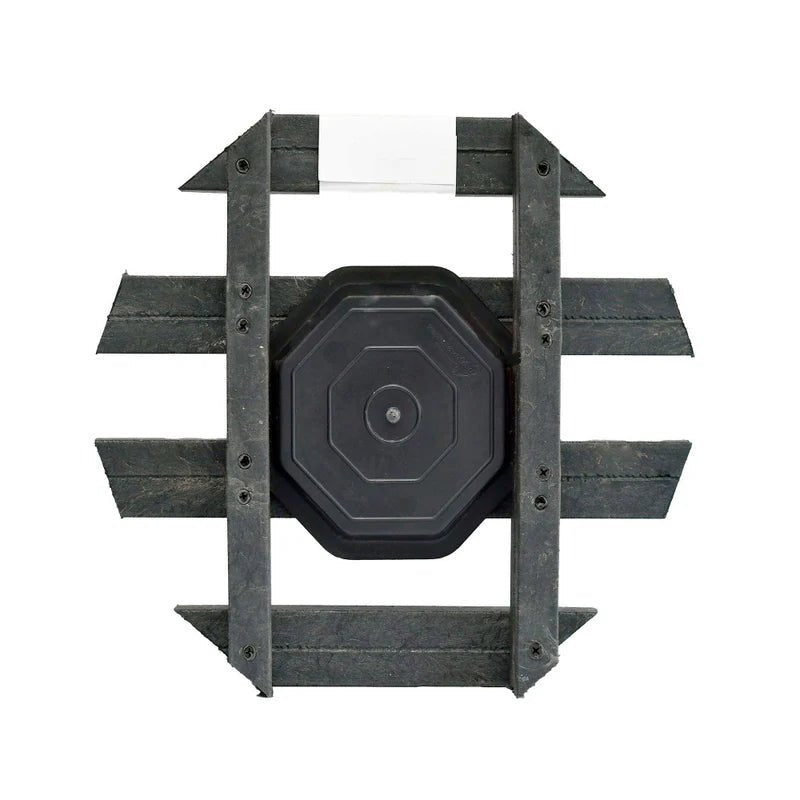 Base para Materas Exterior Tulipán Negro 35x5cm Circular Apto Para Intemperie - BASES PARA MATERAS DE EXTERIOR | Bylmo