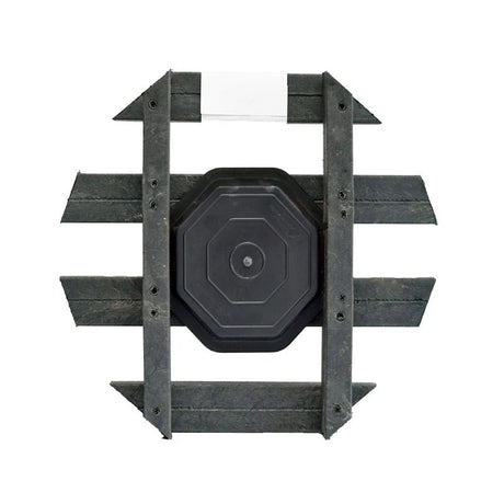 Base para Materas Exterior Tulipán Negro 35x5cm Circular Apto Para Intemperie - BASES PARA MATERAS DE EXTERIOR | Bylmo