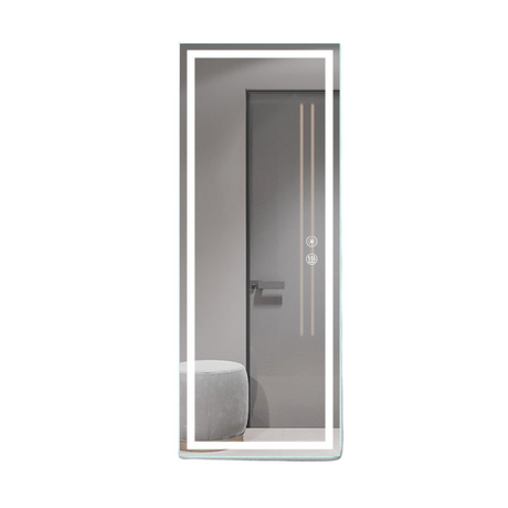 Espejo de Pared Napoles Natural 60x140cm Rectangular Sin Marco y con Iluminación - ESPEJOS DE PARED | Bylmo