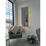 Espejo de Pared Napoles Natural 60x140cm Rectangular Sin Marco y con Iluminación - ESPEJOS DE PARED | Bylmo