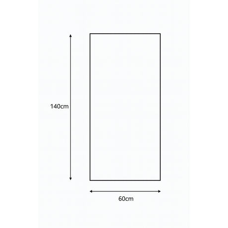 Espejo de Pared Napoles Natural 60x140cm Rectangular Sin Marco y con Iluminación - ESPEJOS DE PARED | Bylmo
