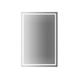 Espejo de Pared Napoles Natural 60x100cm Rectangular Sin Marco y con Iluminación - ESPEJOS DE PARED | Bylmo