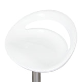 Set por 2 Sillas Turi Blanco 40x76cm sin Espaldar y con Reposapies - SILLAS Y BUTACOS | Bylmo